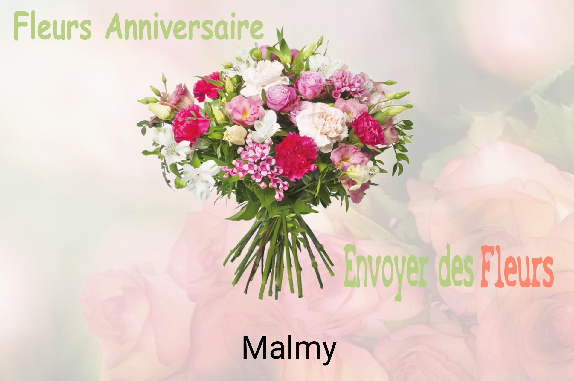 Bouquet de fleurs d’anniversaire livré à Malmy
